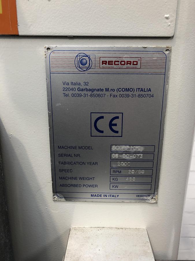 Used Record Scorpion Flow Wrapper