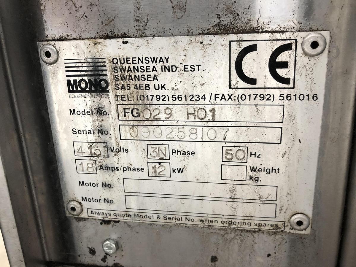 Used Mono Submerge Automatic Fryer - 18" x 30" Trays