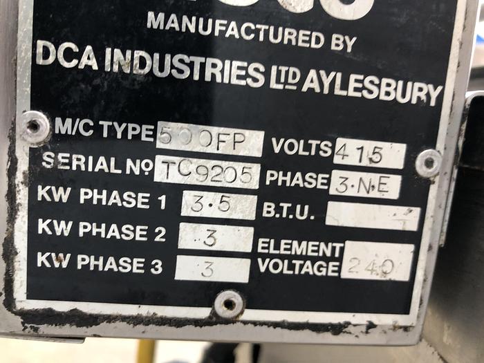 Used DCA Half Tray Float Fryer - 18" x 15" Trays