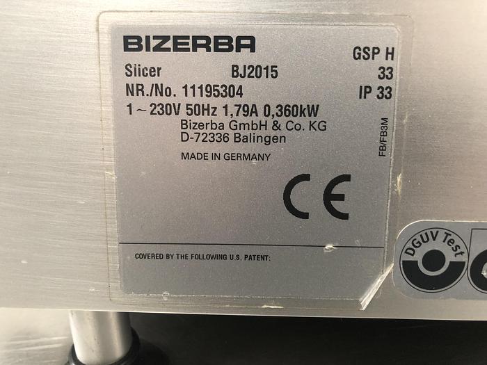 Used 2015 Bizerba GSP H 33