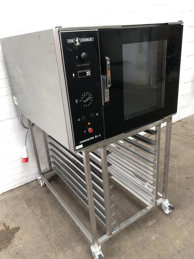 Used Tom Chandley Compatca TC5 (18" x 30" Tray size) Bake off Oven