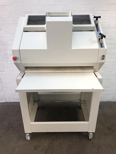 Used Mecnosud 30" Long French Stick/ Baguette Molder on Stand