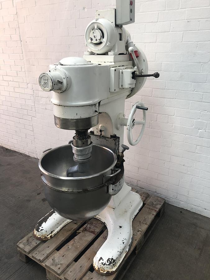 Used John Hunt 80Ltr Planetary Mixer with Stainless Steel Bowl and Dough Hook