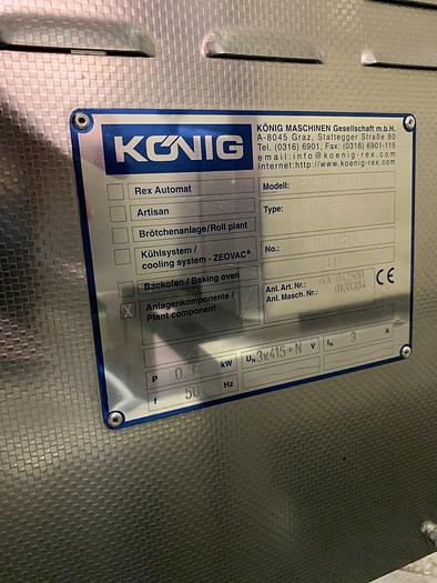 Used Konig Forming Station. Finger/ Baguette Moulder