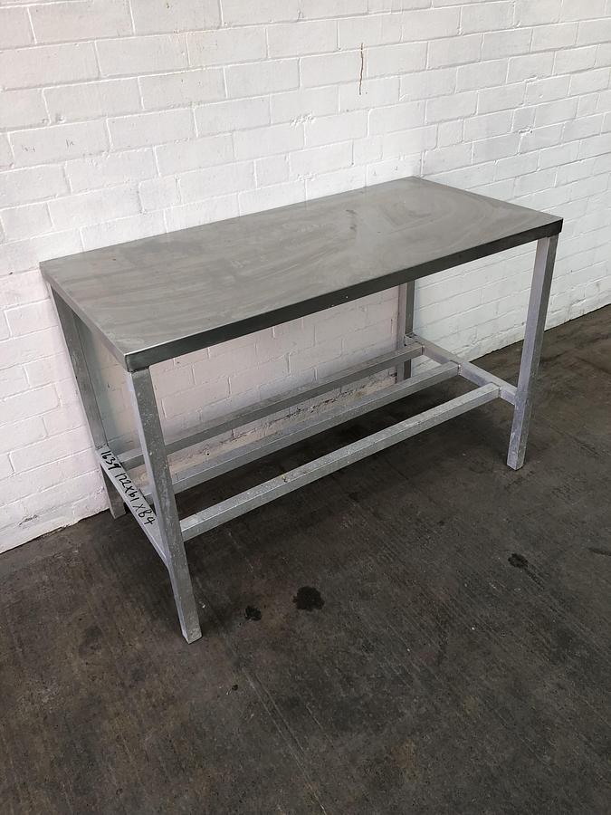 Used Stainless Steel Bakery Table 122cm x 61cm