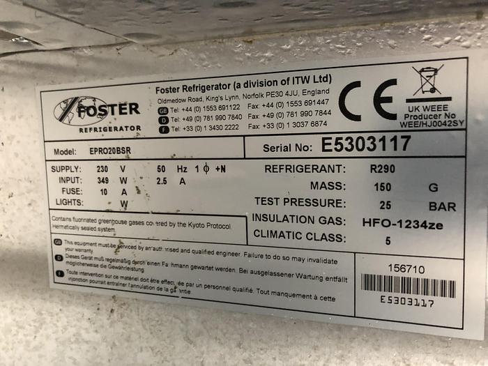Used Foster EPRO20BSR