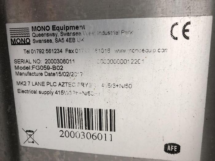 Used Mono Aztec Doughnut fryer