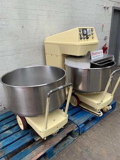 Used Kemper ST75 with 2 removable bowls, 120KG Dough Spiral Mixer