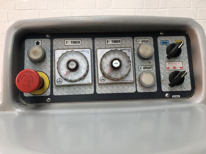 Used Mondial Forni ISE 120, 120kg (dough capacity) Spiral Mixer, 2 speed, 2 timers, supplied with 2 removable bowls