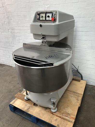 Used Kemper SP75, 120kg (dough capacity) Spiral Mixer, 2 speed, 2 timers