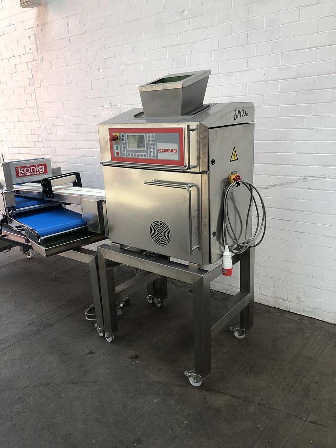 Used Konig Mini Rex 4000, 2 pocket roll plant with forming station, fully refurbished with new belts