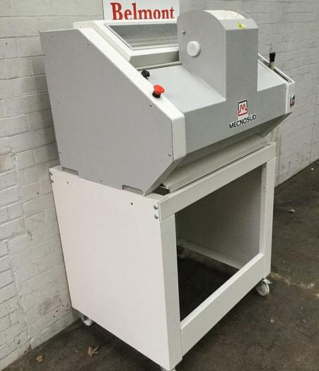 Used Mecnosud 30" French Stick Moulder on stand