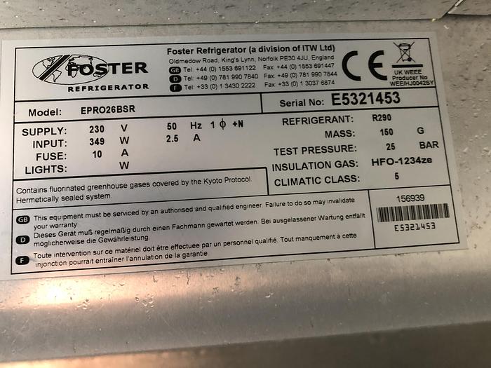 Used Foster EPRO26BSR