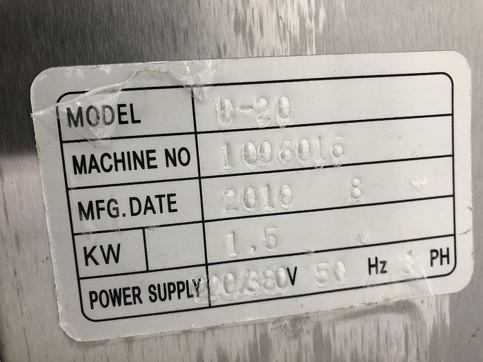Used Sinmag D 20Pc Hydraulic Dough Divider