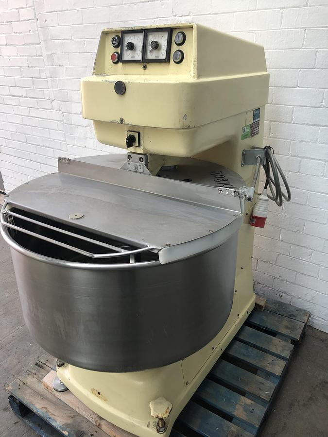 Used Kemper SP75, 120kg (dough capacity) Spiral Mixer, 2 speed, 2 timers
