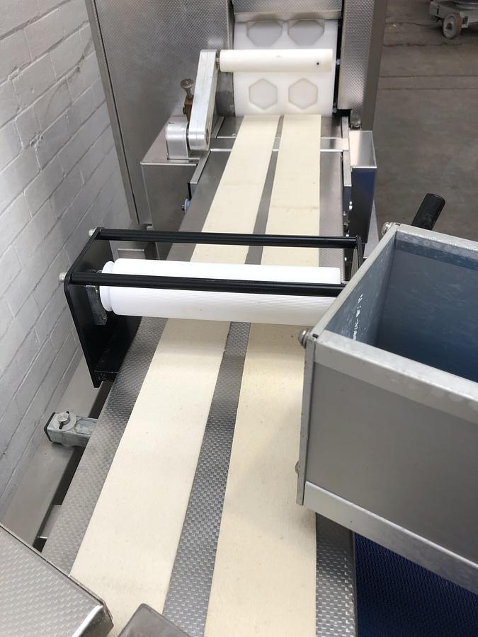 Used Konig Mini Rex 4000, 2 pocket roll plant with forming station, fully refurbished with new belts
