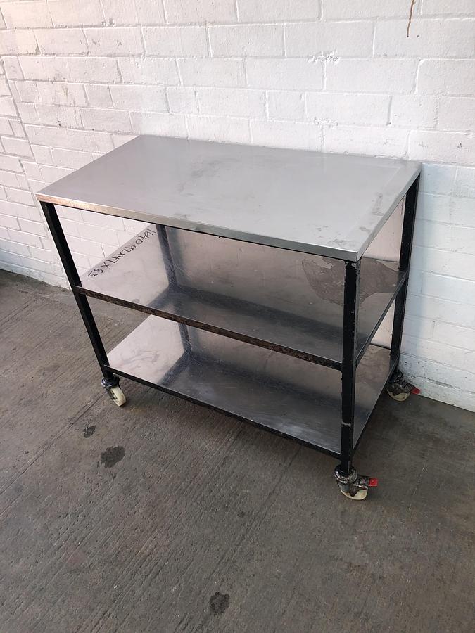 Used Stainless Steel Bakery Table 92cm x 47cm