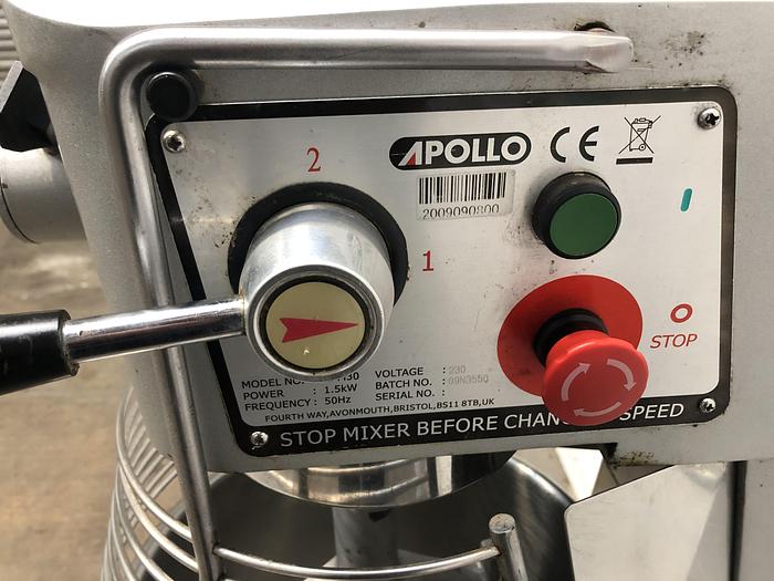 Used Aplollo APM 30Ltr Planetary Mixer