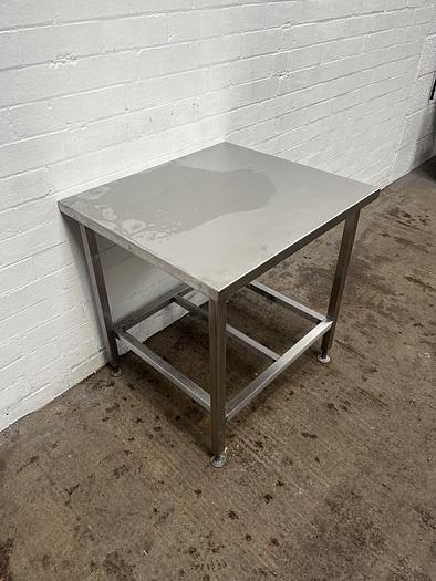 Used Stainless Steel Bakery Table 71cm x 64cm