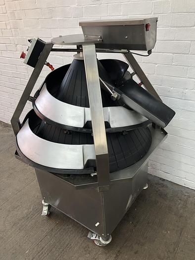Used Record conical rounder, New and Unused, 200g - 1000g, Teflon Coated Drum with Air Blowers and Flour Duster