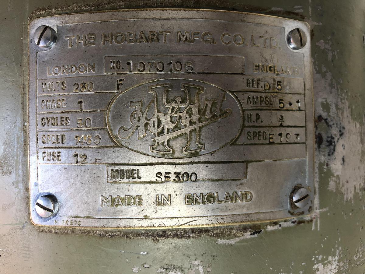 Used Hobart SE300 Planetary Mixer. Part Ex to Clear