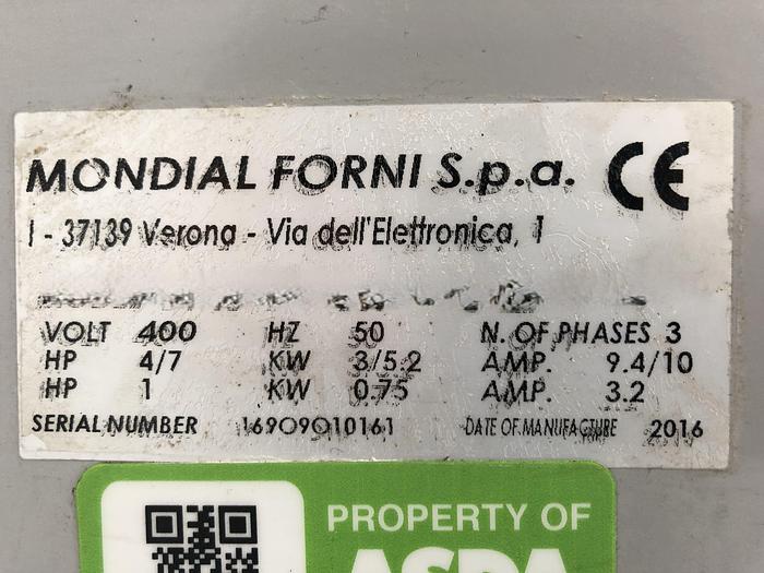 Used Mondial Forni Matrix V2 130 Spiral Mixer