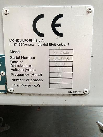Used Mondial Forni SV2 Volumetric Dough Divider