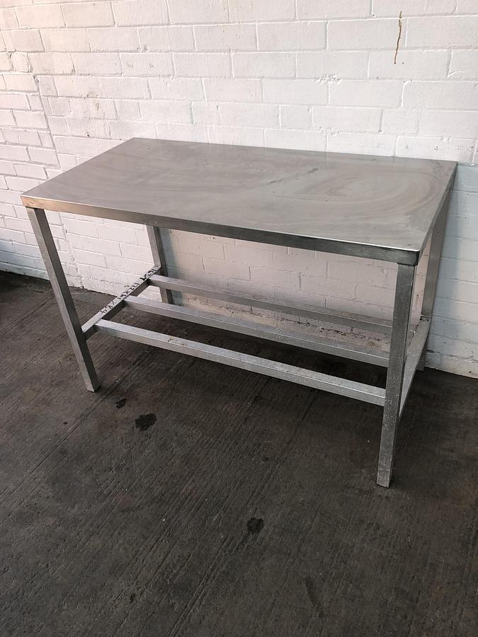 Used Stainless Steel Bakery Table 122cm x 61cm