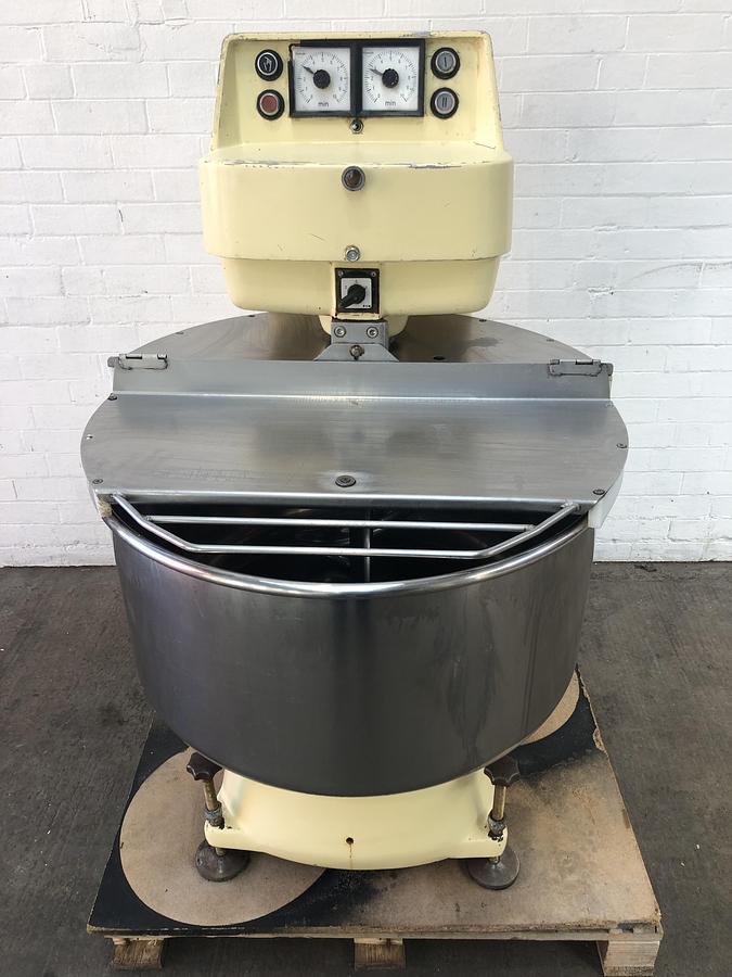 Used Kemper SP75, 120kg (dough capacity) Spiral Mixer, 2 speed, 2 timers