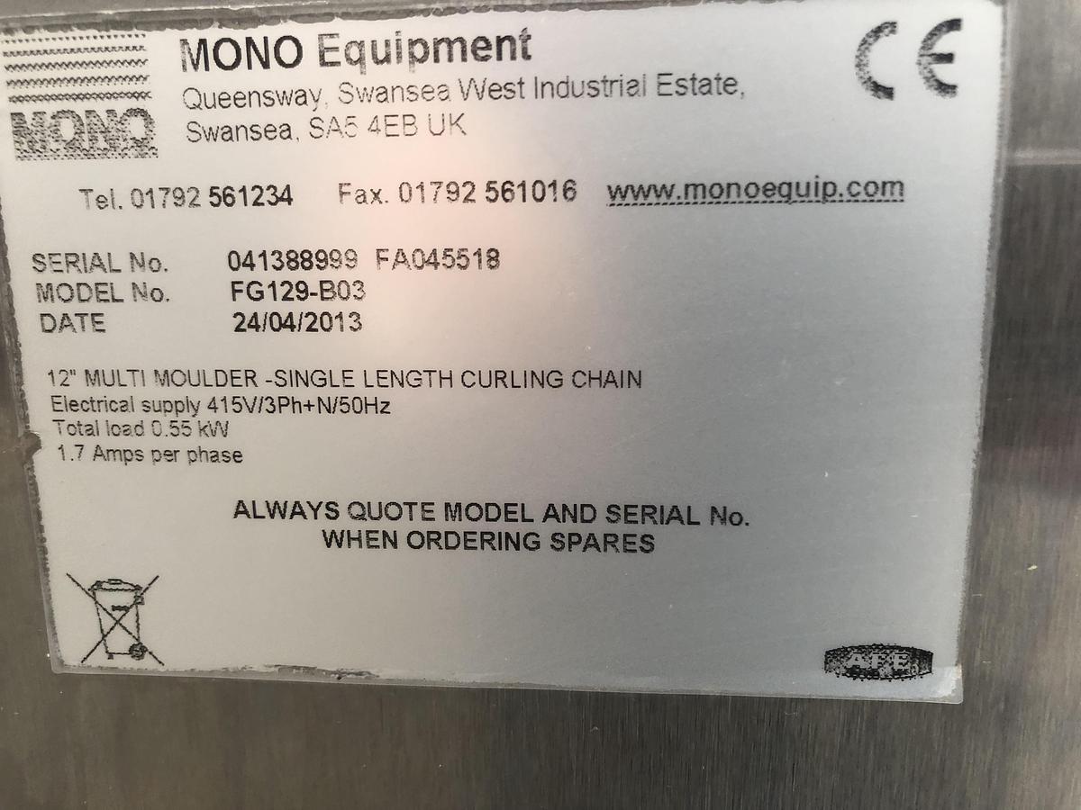 Used Mono 12" Multi bread moulder