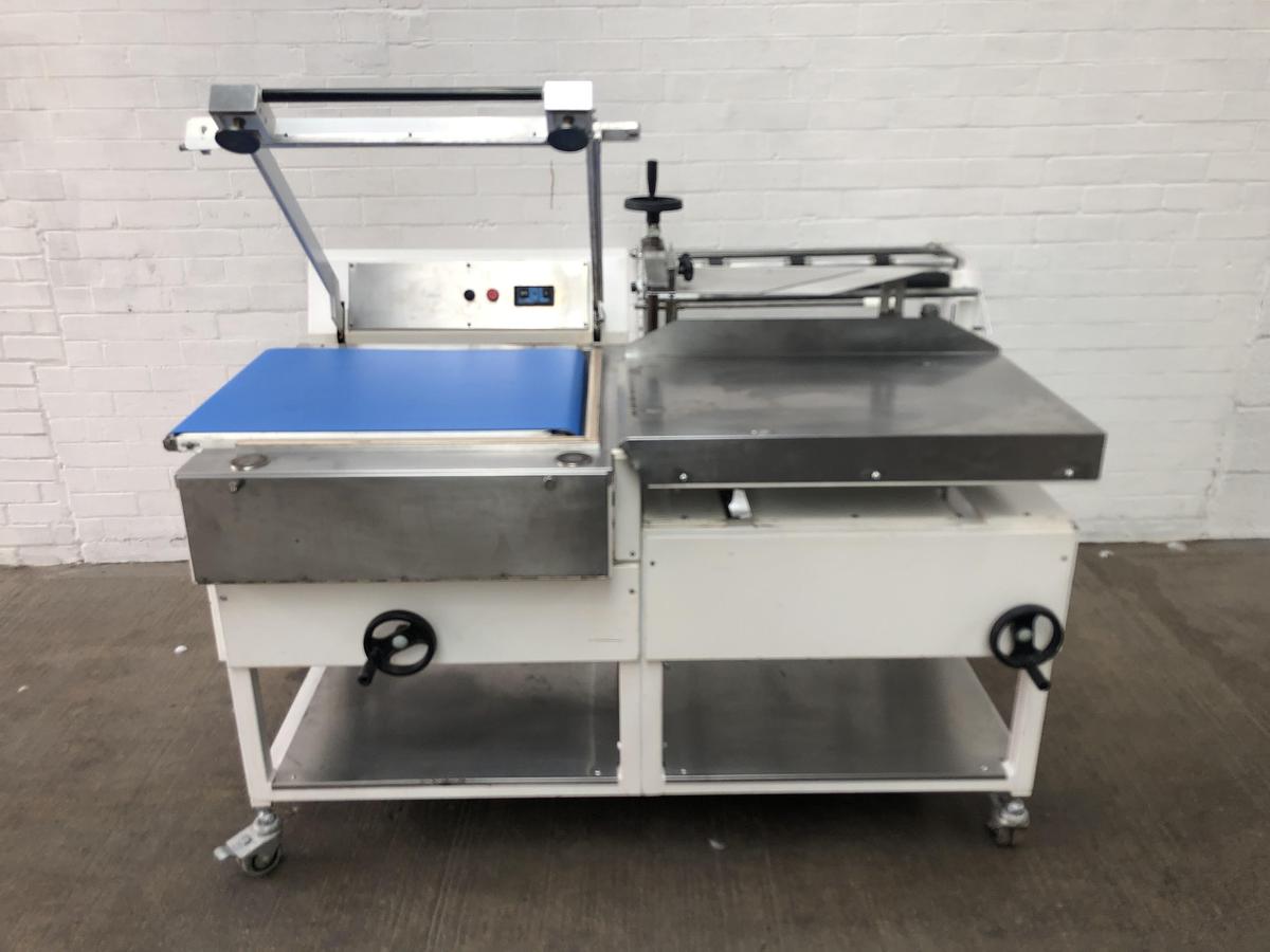 Used BlueBird Swallow semi automatic L Sealer 600 by 600 Seal area