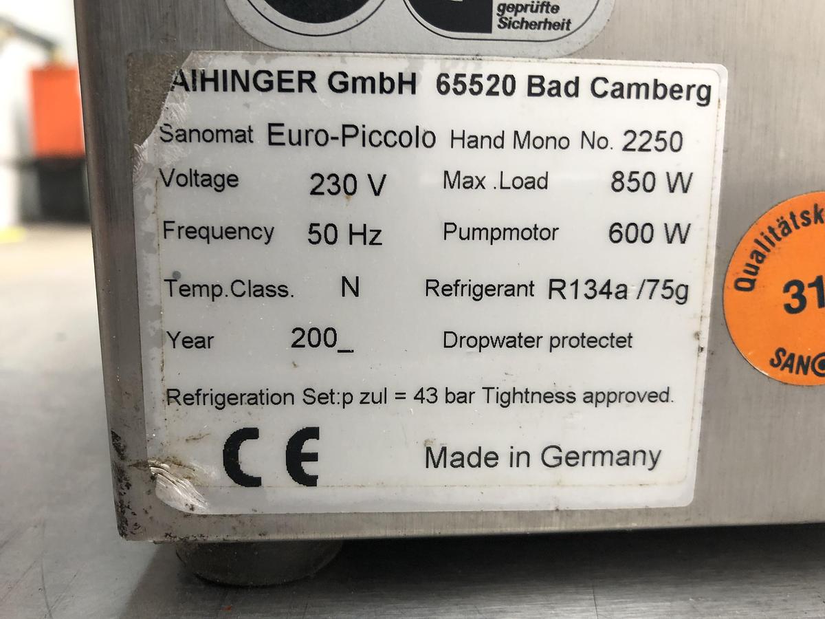 Used Vaihinger Sanomat Euro Picalo Cream Machine