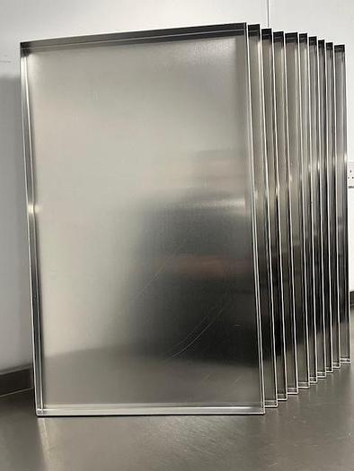 18" x 30" 4 Sided aluminum bakery trays - Pack of 10