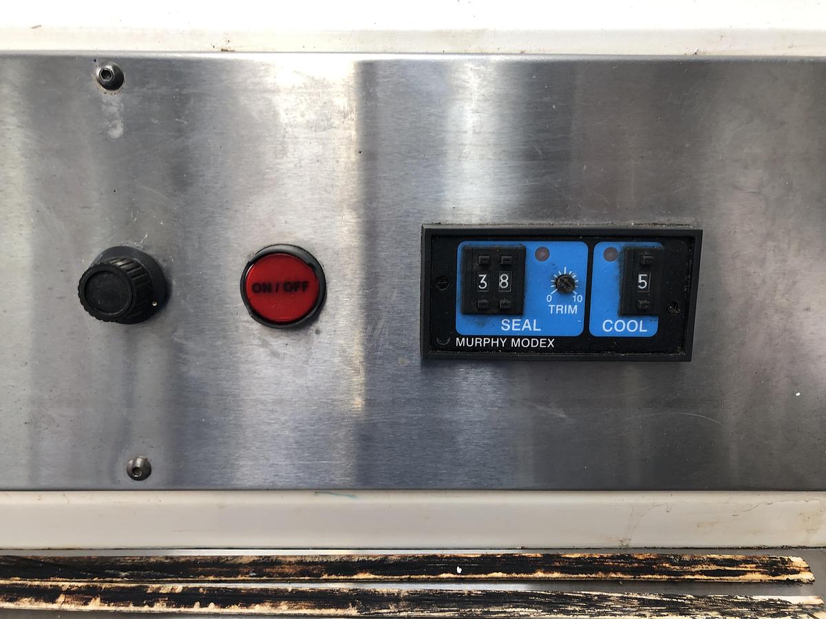 Used BlueBird Swallow semi automatic L Sealer 600 by 600 Seal area