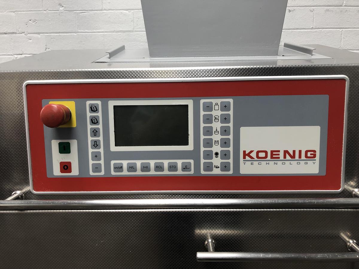 Used Konig Mini Rex 4000, 2 pocket roll plant, Serviced with new belts fitted
