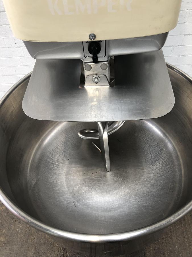 Used Kemper SP75, 120kg (dough capacity) Spiral Mixer, 2 speed, 2 timers
