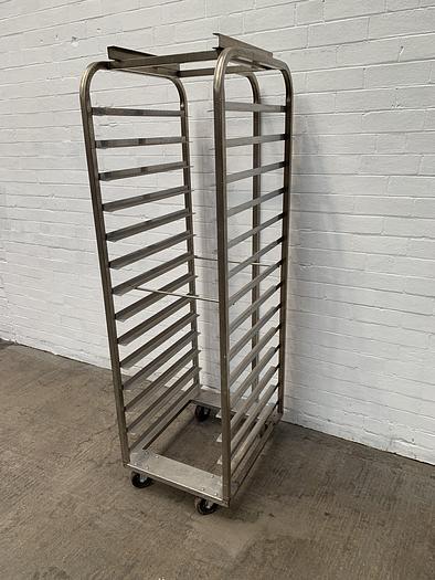 Used 18" x 30" 8 Runner Stainless Steel Mono Oven Bread/ Bakery Rack