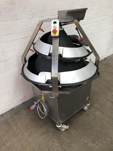 Used Record conical rounder, New and Unused, 200g - 1000g, Teflon Coated Drum with Air Blowers and Flour Duster