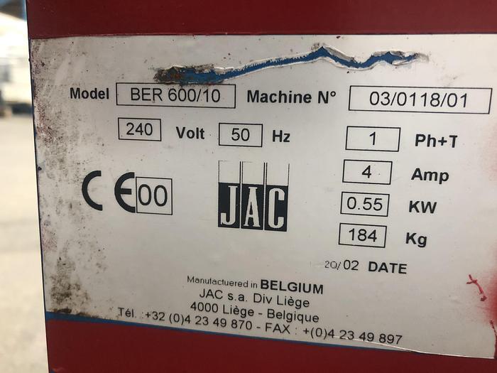 Used Jac 10mm/14mm Manual Bread Slicer