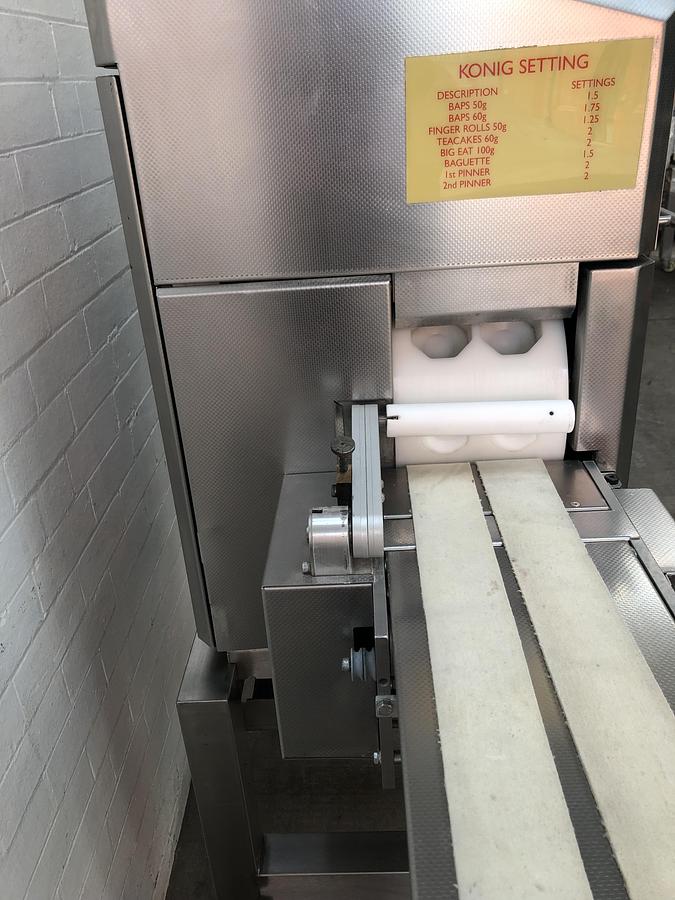 Used Konig Mini Rex 4000 2 pocket roll plant, Serviced and tested