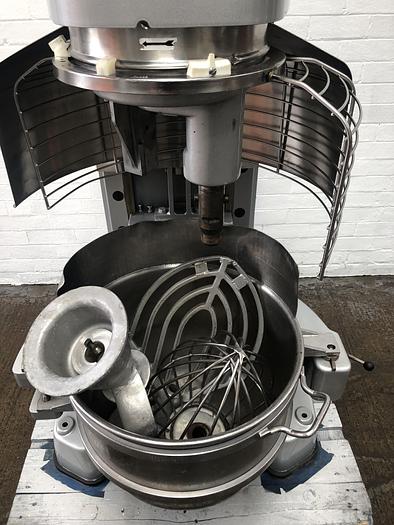 Used Hobart HL800 Guarded Planetary Mixer, Stainless Bowl and 3 Tools