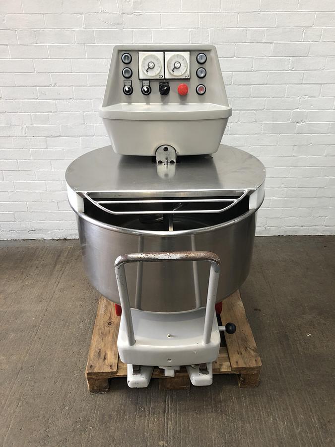 Used Kemper ST75A, 120kg (dough capacity) Spiral Mixer, 2 speed, 2 timers, supplied with 2 bowls