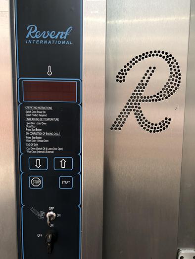 Used Revent Single Rack Electrical Digital Manual Panel Rack Oven