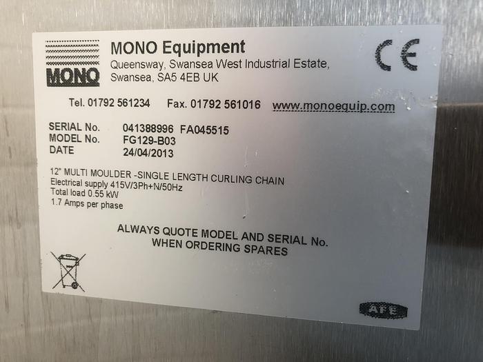 Used 2013 Mono FG 129-B03