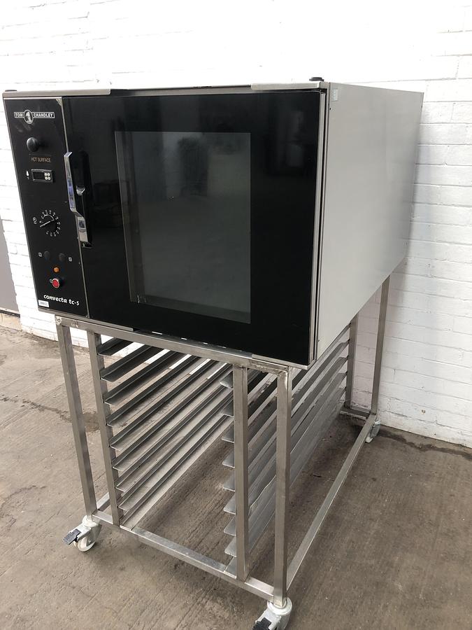Used Tom Chandley Compatca TC5 (18" x 30" Tray size) Bake off Oven