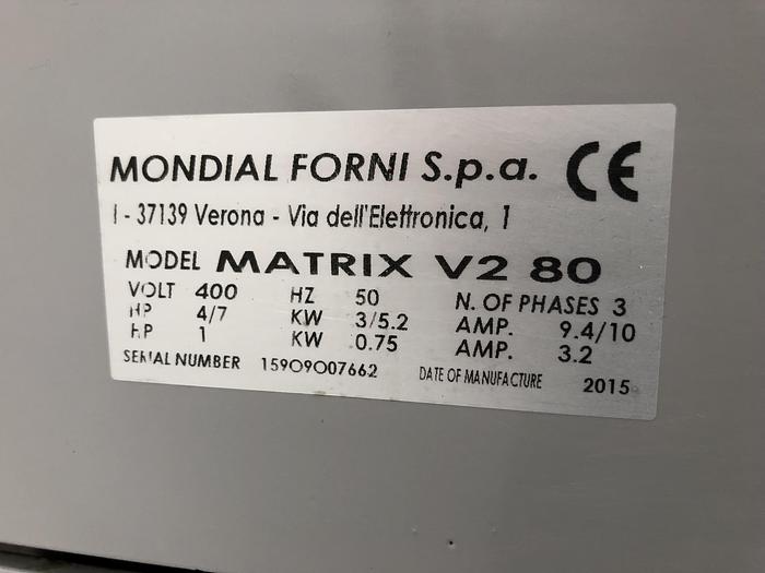 Used Mondial Forni Matrix V2 80 Spiral Mixer