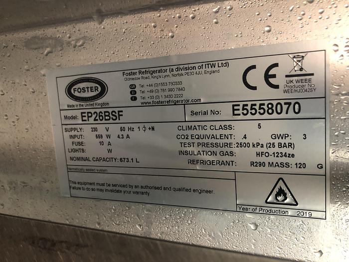 Used 2019 Foster EP26BSF