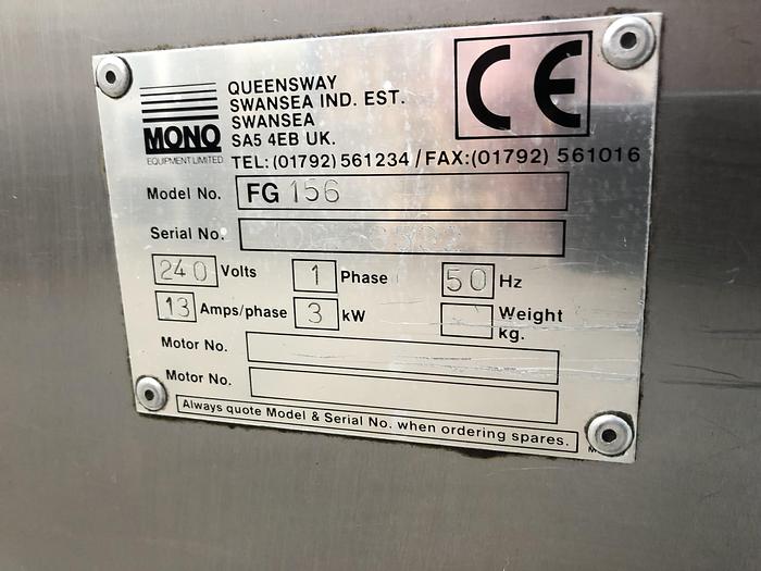 Used Mono BX 2 Tray Single Phase Bake Off Oven