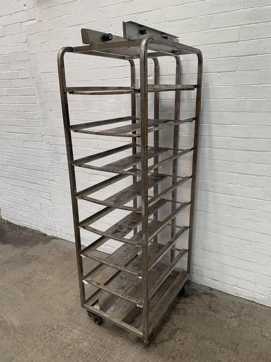 Used 18" x 30" 8 Runner Stainless Steel Mono Oven/ Bread Rack