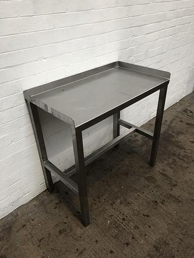 Used Stainless Steel Bakery Table 91xm x 50cm